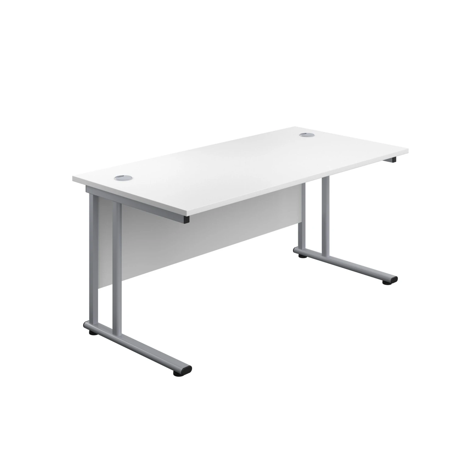 Start Next Day Delivery 800mm Deep White Office Desk 2 Start Next Day Delivery 800mm Deep White Office Desk - Image 2