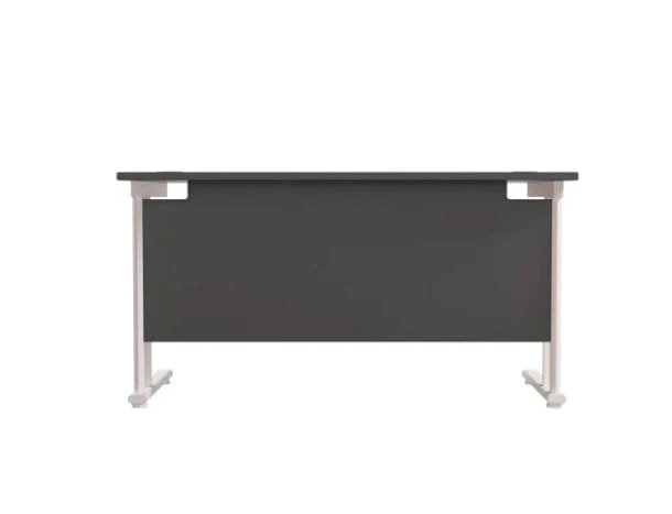 Start Next Day Delivery Black 600mm Deep Cantilever Office Desk 5 Start Next Day Delivery Black 600mm Deep Cantilever Office Desk - Image 5