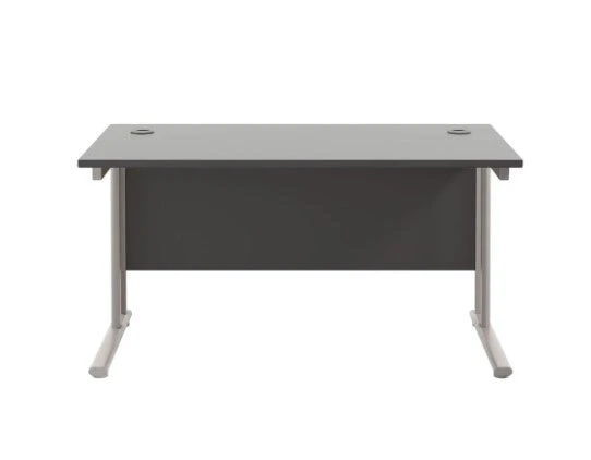 Start Next Day Delivery Black 800mm Deep Cantilever Office Desk 8 Start Next Day Delivery Black 800mm Deep Cantilever Office Desk - Image 8