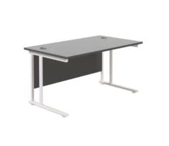 Start Next Day Delivery Black 800mm Deep Cantilever Office Desk
