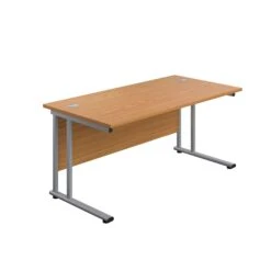 Start Next Day Delivery Oak Office Desk - 800 Deep