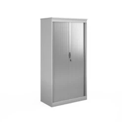 Systems Horizontal Tambour Door Cupboard 2000mm High 5 Systems Horizontal Tambour Door Cupboard 2000mm High -Office Supermarket Store systems horizontal tambour door cupboard 2000mm high wooden storage dams white 428567