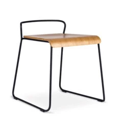 Transit Low Stool -Office Supermarket Store transit low stool meeting workstories natural ash 904818