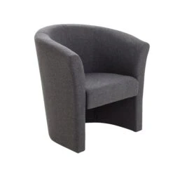 Tub Armchair - Red -Office Supermarket Store tub armchair red soft seating recep tc group grey 289259