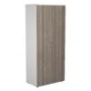 Two Tone Wooden Office Cupboard 1800mm High