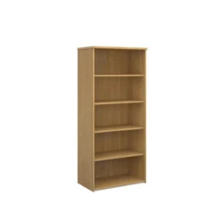 Universal Bookcase 1790mm High With 4 Shelves -Office Supermarket Store universal bookcase 1790mm high with 4 shelves wooden storage dams oak 238463