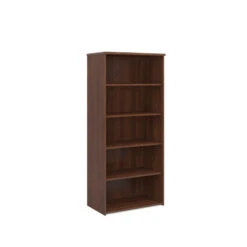 Universal Bookcase 1790mm High With 4 Shelves -Office Supermarket Store universal bookcase 1790mm high with 4 shelves wooden storage dams walnut 735608