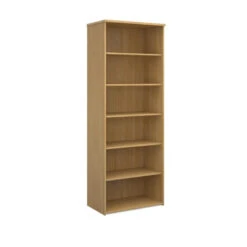 Universal Bookcase 2140mm High With 5 Shelves 7 Universal Bookcase 2140mm High With 5 Shelves -Office Supermarket Store universal bookcase 2140mm high with 5 shelves wooden storage dams oak 135688