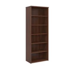 Universal Bookcase 2140mm High With 5 Shelves 8 Universal Bookcase 2140mm High With 5 Shelves -Office Supermarket Store universal bookcase 2140mm high with 5 shelves wooden storage dams walnut 334207
