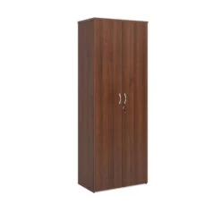 Universal Double Door Cupboard 2140mm High With 5 Shelves -Office Supermarket Store universal double door cupboard 2140mm high with 5 shelves wooden storage dams walnut 252004