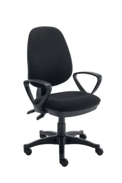 Versi Highback Operator Chair -Office Supermarket Store versi highback operator chair office chair fabric office chair tc group black fixed 707454