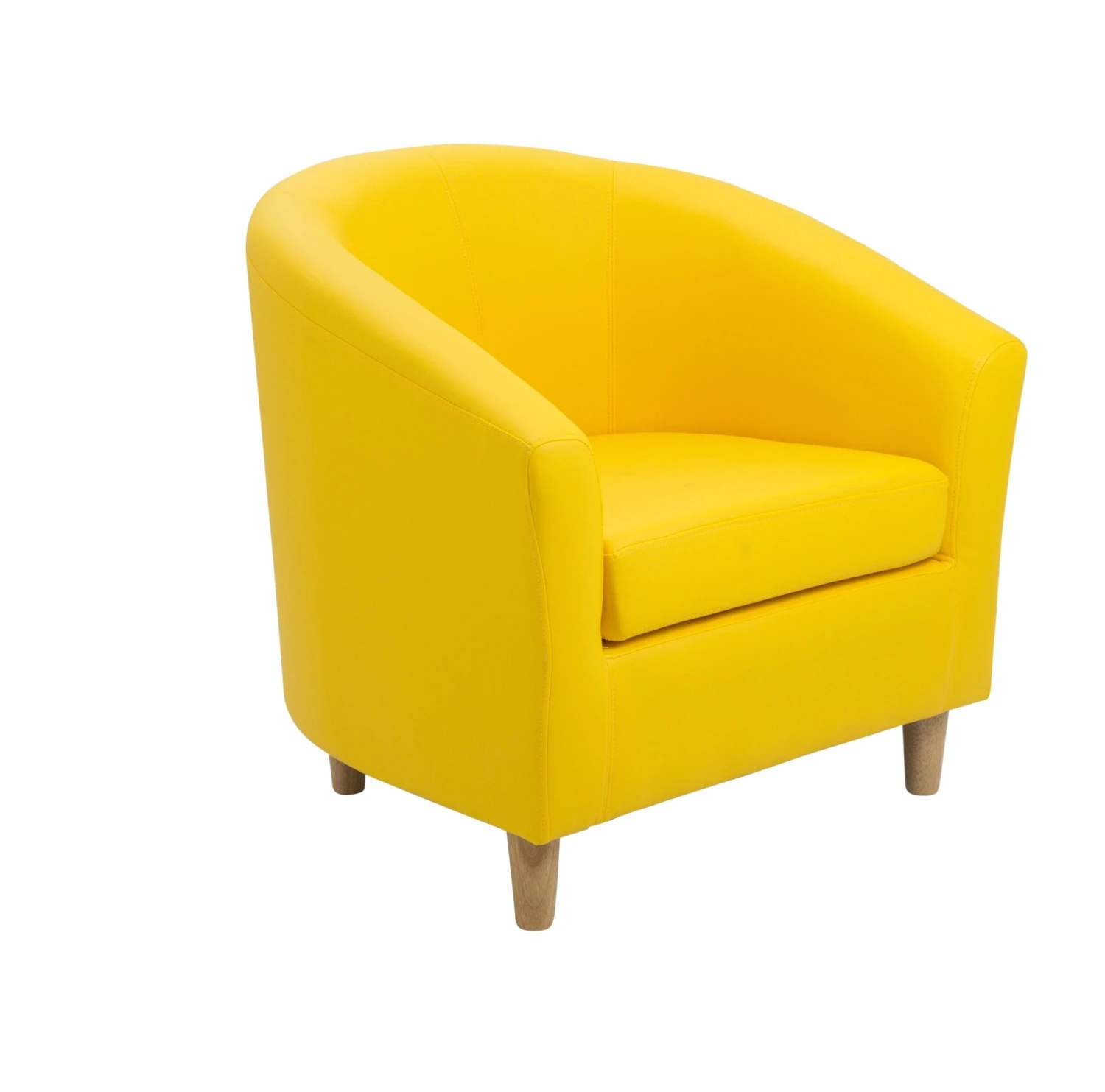 Vibrant Tub Armchair With Wooden Feet 10 Vibrant Tub Armchair With Wooden Feet - Image 10