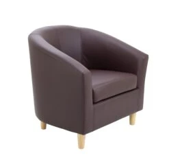 Vibrant Tub Armchair With Wooden Feet 13 Vibrant Tub Armchair With Wooden Feet -Office Supermarket Store vibrant tub armchair with wooden feet soft seating recep tc group brown 263834