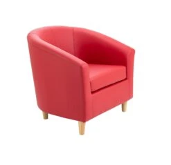 Vibrant Tub Armchair With Wooden Feet 18 Vibrant Tub Armchair With Wooden Feet -Office Supermarket Store vibrant tub armchair with wooden feet soft seating recep tc group red 362265