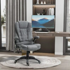Vinsetto Heated Massage Recliner Chair -Office Supermarket Store vinsetto heated massage recliner chair executive aosom grey 840900