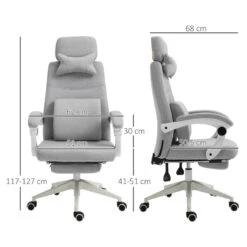 Vinsetto High Back Home Office Chair -Office Supermarket Store vinsetto high back home office chair executive aosom 242495