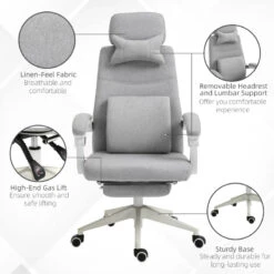 Vinsetto High Back Home Office Chair -Office Supermarket Store vinsetto high back home office chair executive aosom 871433