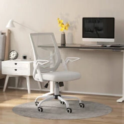 Vinsetto Mesh Office Chair -Office Supermarket Store vinsetto mesh office chair draft mesh office chairs aosom white 313342