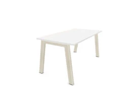 Vital Plus 300 Individual Desks - Wooden Leg -Office Supermarket Store vital plus 300 individual desks wooden leg rectangular office desks actiu lime oakwhite none 1400mm x 800mm 688012