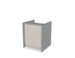 Vlade Modular Reception Desk -Office Supermarket Store vlade modular reception desk reception desk mdd 920mm aluminium beige matte 907630