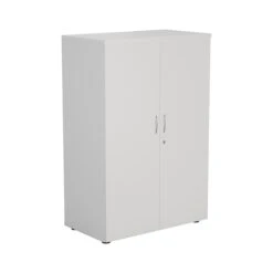 White 1200mm High Office Cupboard
