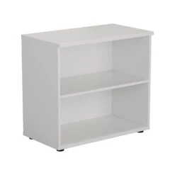 White 730mm High Book Case