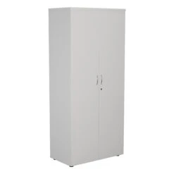White Office Cupboard 1800mm High