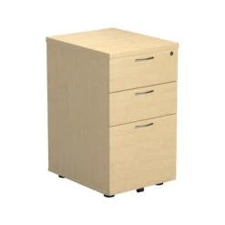 Wooden 3 Drawer Under Desk Pedestal -Office Supermarket Store wooden 3 drawer under desk pedestal pedestals tc group maple 405842
