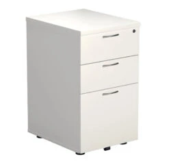 Wooden 3 Drawer Under Desk Pedestal -Office Supermarket Store wooden 3 drawer under desk pedestal pedestals tc group white 677325