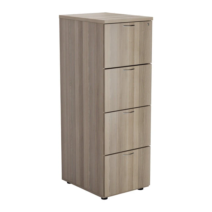 Wooden 4 Drawer Filing Cabinet 4 Wooden 4 Drawer Filing Cabinet - Image 4