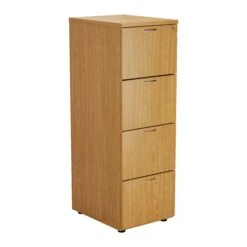Wooden 4 Drawer Filing Cabinet - Walnut 9 Wooden 4 Drawer Filing Cabinet - Walnut -Office Supermarket Store wooden 4 drawer filing cabinet walnut filing tc group oak 353145
