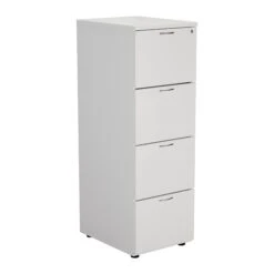 Wooden 4 Drawer Filing Cabinet - Walnut 8 Wooden 4 Drawer Filing Cabinet - Walnut -Office Supermarket Store wooden 4 drawer filing cabinet walnut filing tc group white 308413
