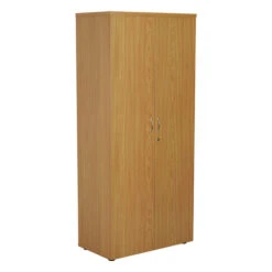 Wooden Office Cupboard 1800mm High -Office Supermarket Store wooden office cupboard 1800mm high cupboards tc group oak 758369