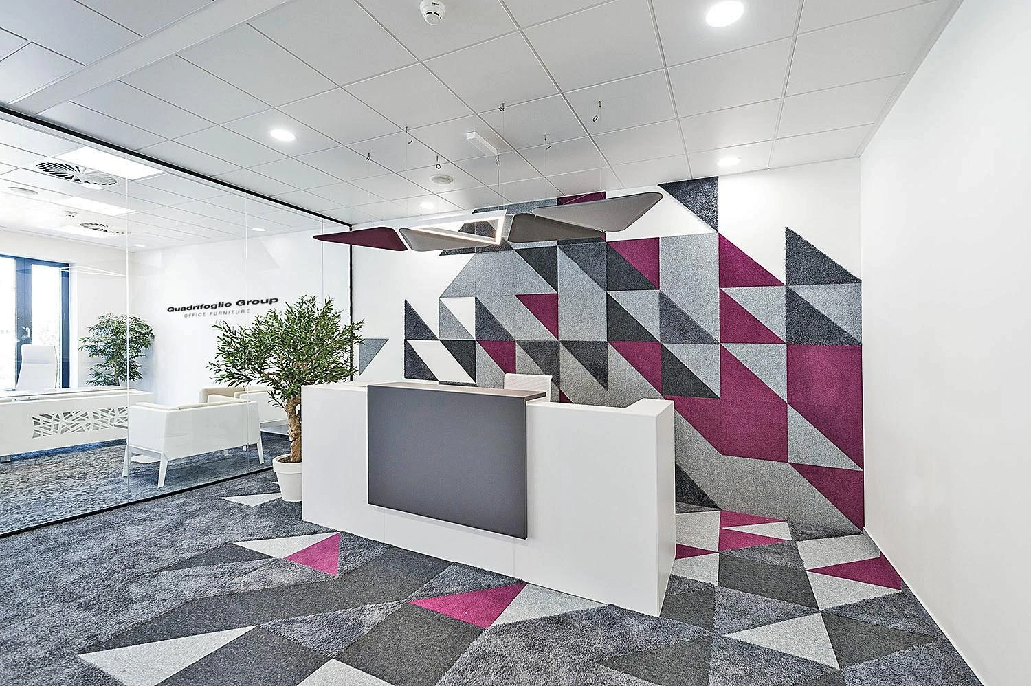 Z2 Medium Straight Reception Desk 3 Z2 Medium Straight Reception Desk - Image 3