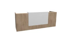 Z2 Medium Straight Reception Desk 29 Z2 Medium Straight Reception Desk -Office Supermarket Store z2 medium straight reception desk reception desk quadrifoglio 2050mm elm white 743465