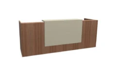 Z2 Medium Straight Reception Desk 38 Z2 Medium Straight Reception Desk -Office Supermarket Store z2 medium straight reception desk reception desk quadrifoglio 2050mm walnut silk grey 483649