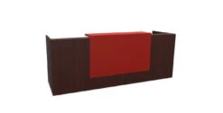 Z2 Medium Straight Reception Desk 34 Z2 Medium Straight Reception Desk -Office Supermarket Store z2 medium straight reception desk reception desk quadrifoglio 2050mm wenge flame red 417668