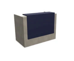 Z2 Small Straight Reception Desk 39 Z2 Small Straight Reception Desk -Office Supermarket Store z2 small straight reception desk reception desk quadrifoglio 1450mm concrete violet blue 657806